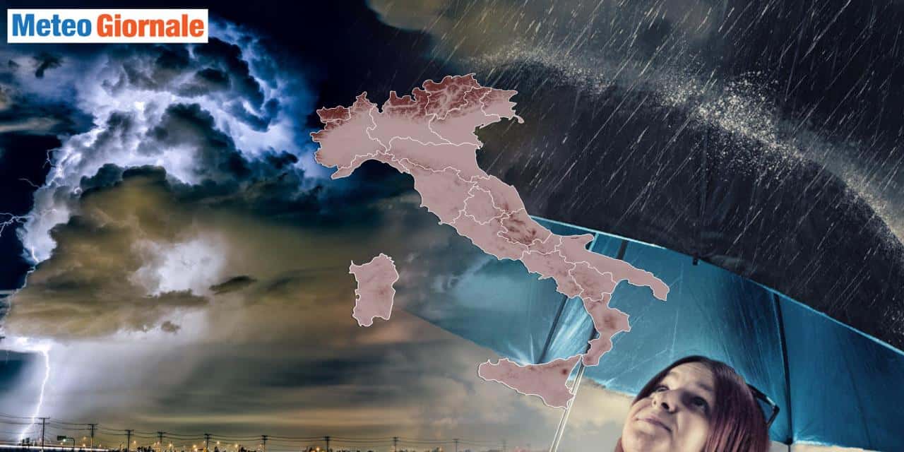 Meteo: inizia periodo di piogge violente, ripercussioni sino all’Estate