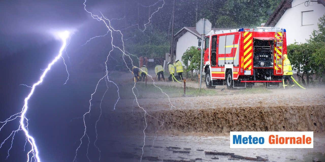 Meteo: rischio nubifragi ancora troppo alto, massima attenzione