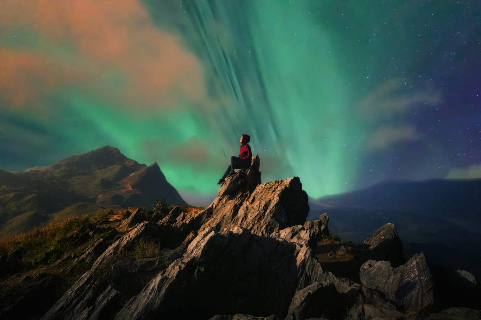 Nuova Aurora Boreale. Le possibilità che si veda in Italia