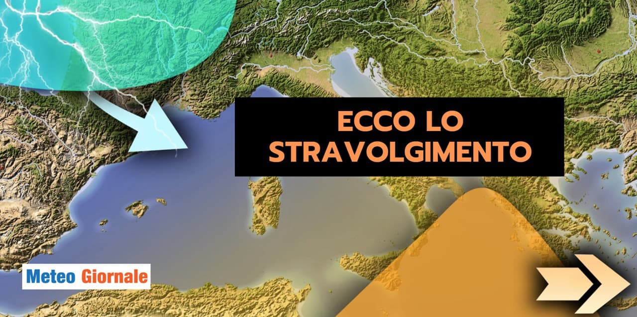 Meteo Evoluzione: prima caldo, poi STRAVOLGIMENTO