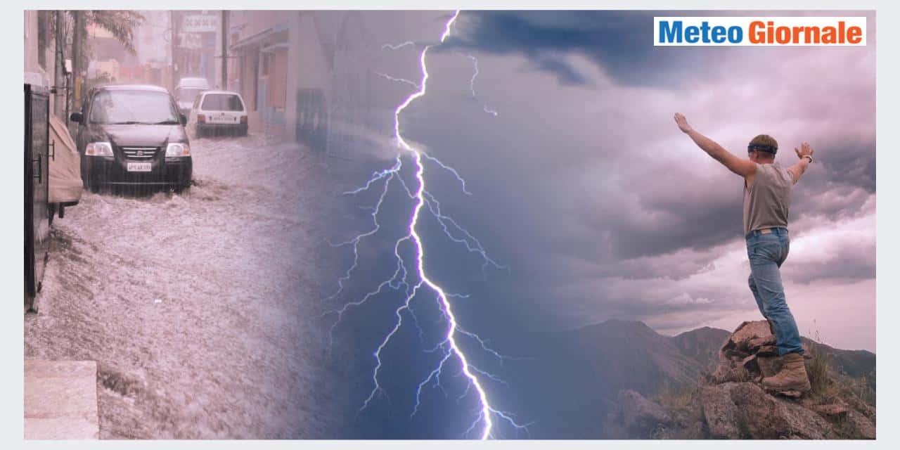 Meteo con imminenti temporali e il peggio deve arrivare