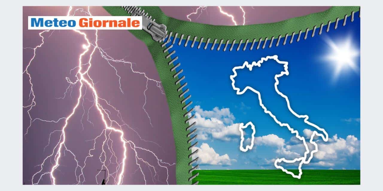 Meteo: primi temporali imminenti, ecco le zone colpite