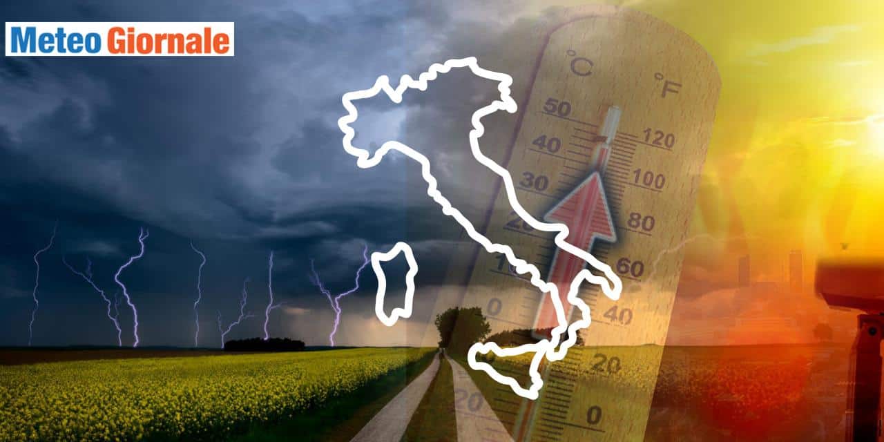 Meteo tendenza prossima settimana: ultimi temporali e poi cambia tutto