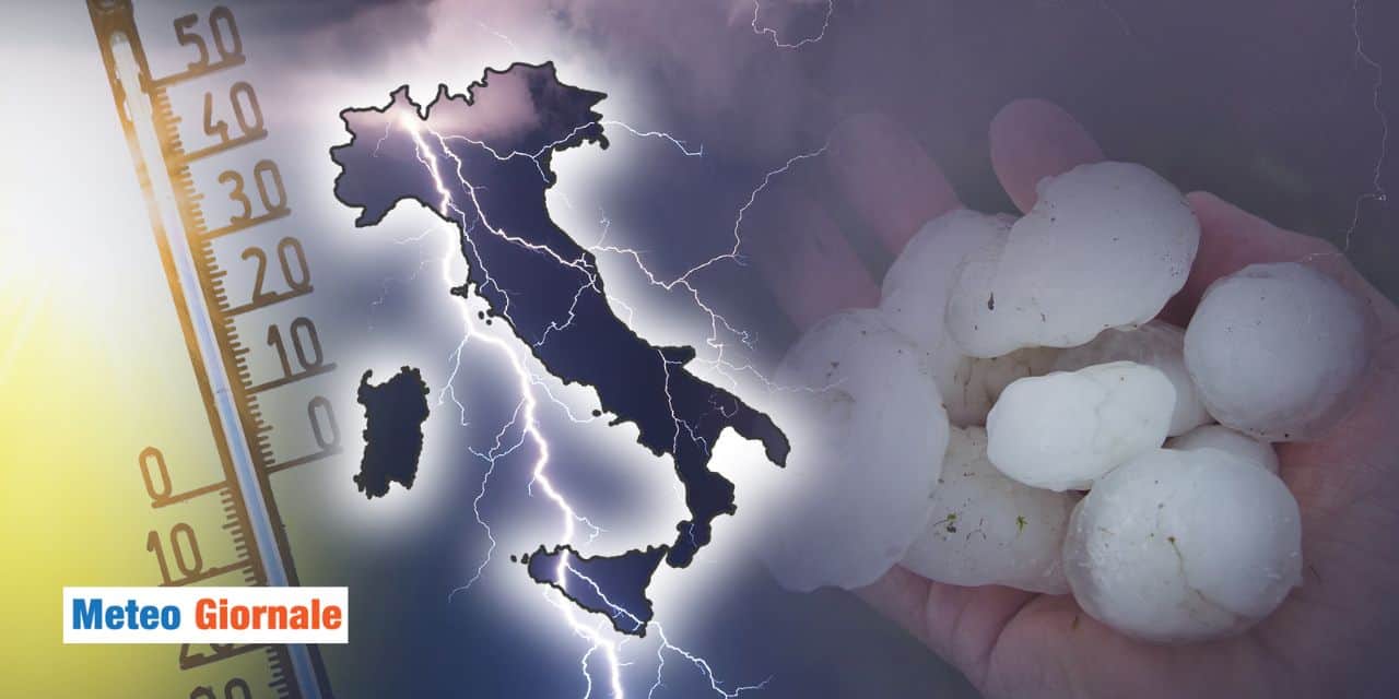 Meteo: tra caldo estremo e grandine grossa, l'Estate parte male