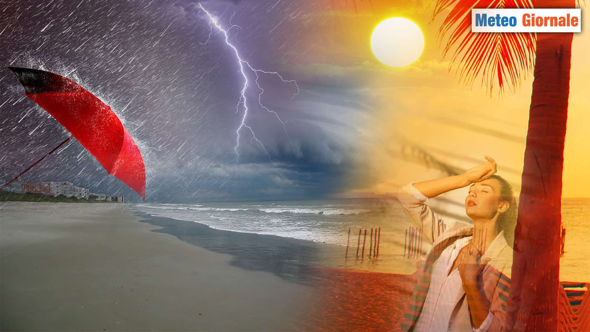 METEO 15 giorni, ondata di TEMPORALI ma poi altra canicola