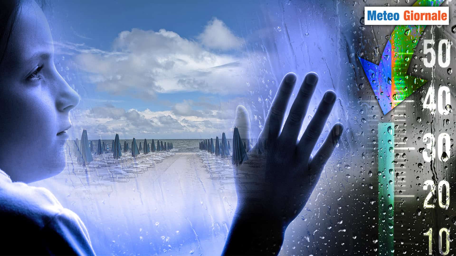 Crollo termico verticale, eppure dovrebbe essere METEO da piena ESTATE