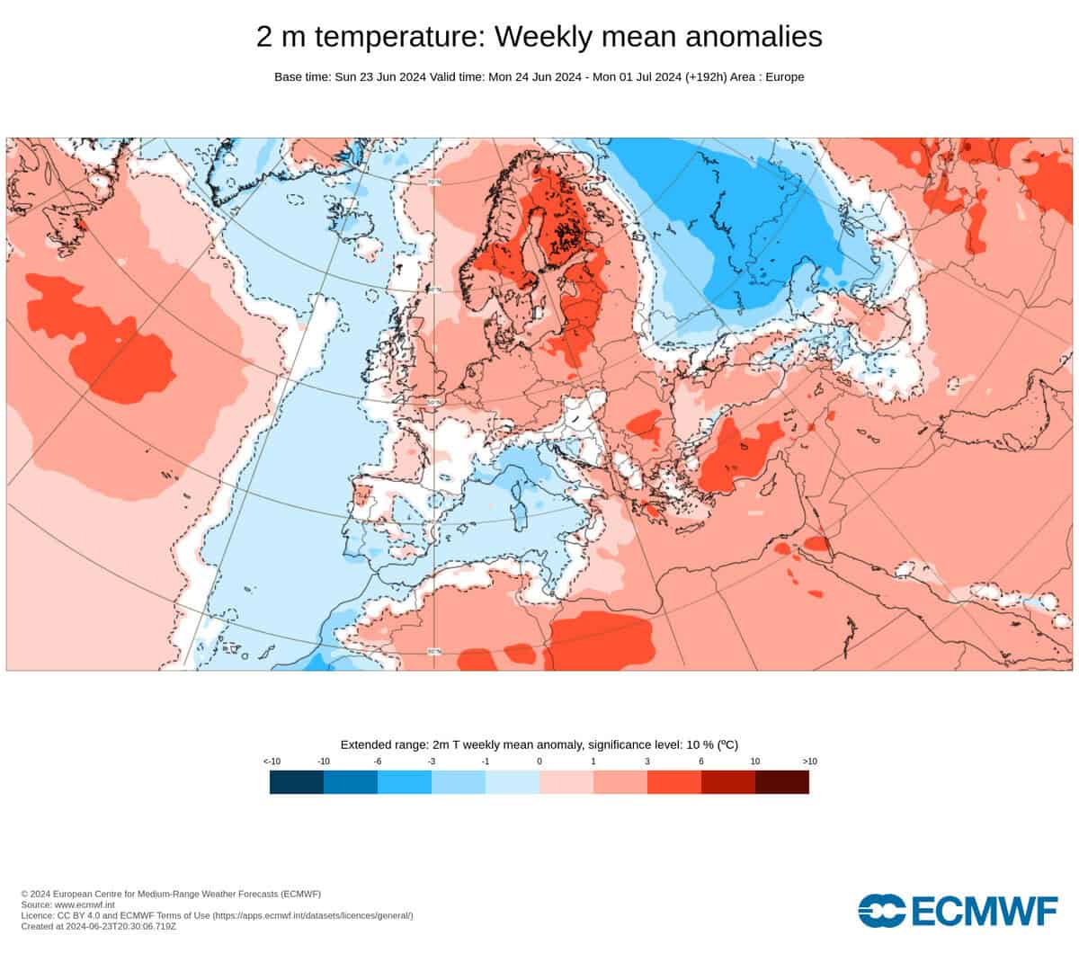 LUGLIO, carte del Centro Meteo Europeo: inizia fresco, Estate in ritardo in parte d'Italia