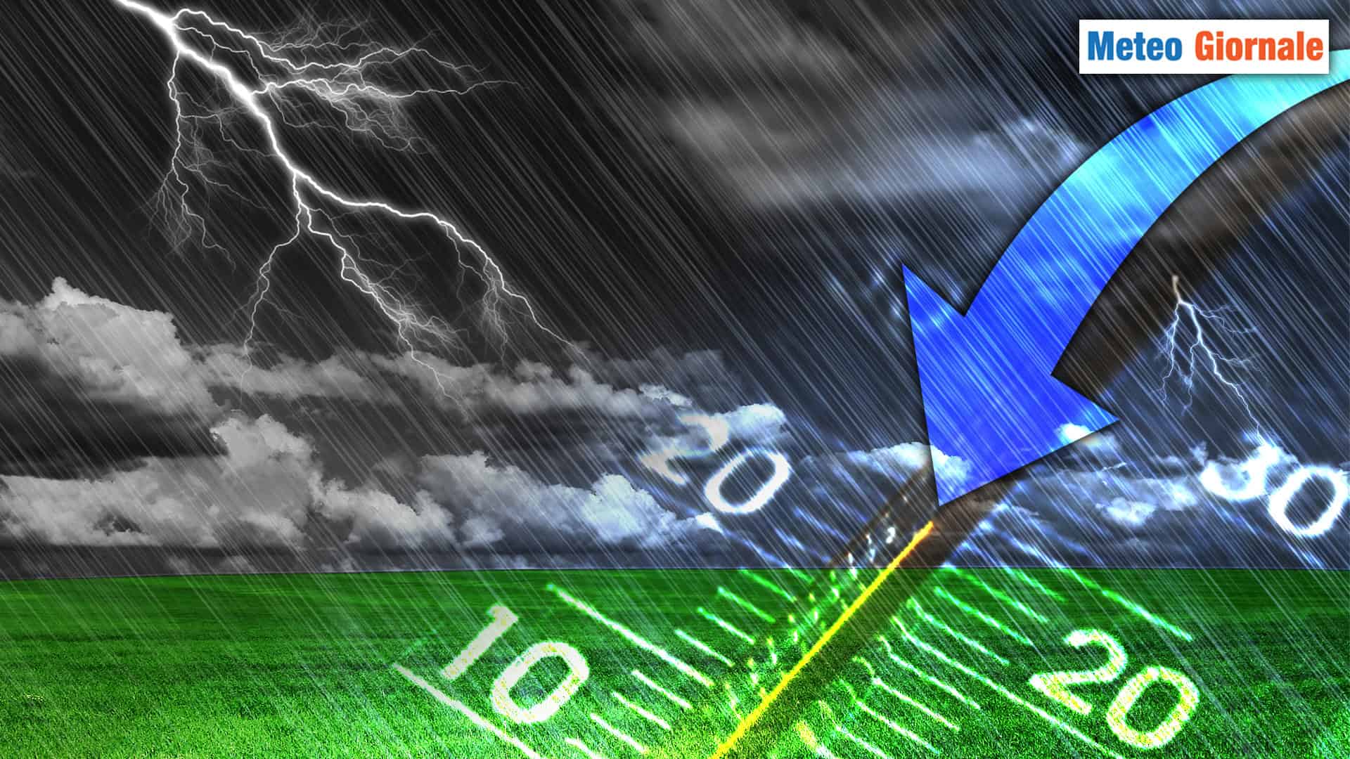 Un crollo TERMICO pauroso: ma che METEO è? Senza senso