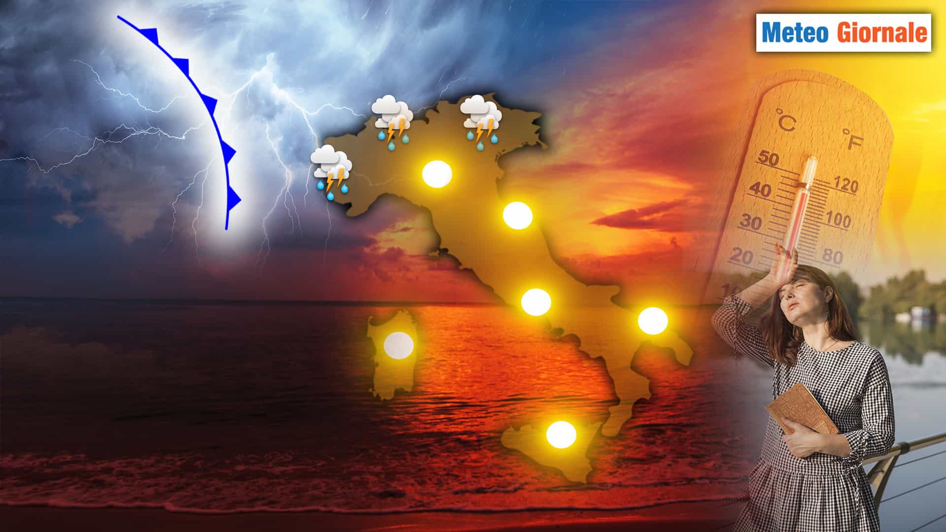 Prossimi giorni: Sole e Caldo africano, ma non per tutti!