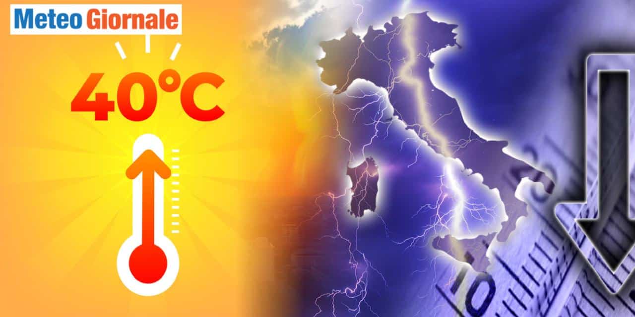 Meteo: dai 40 gradi al brusco refrigerio, ecco quando arriverà