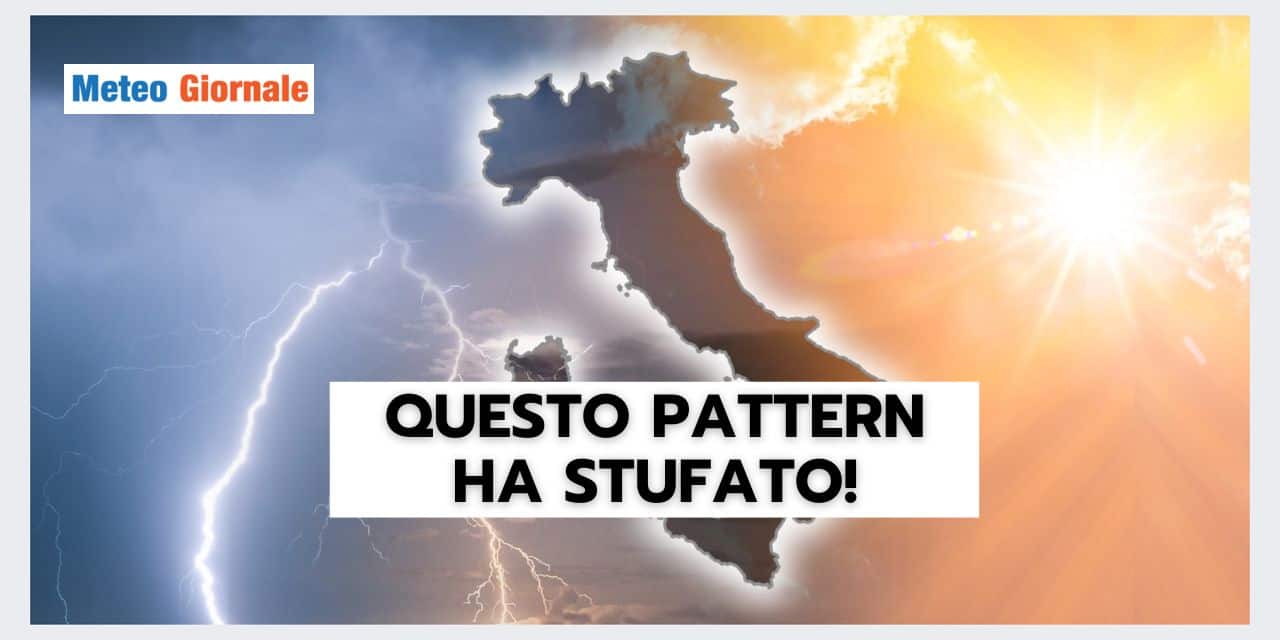 ITALIA SPACCATA IN DUE: questo meteo ha letteralmente stancato