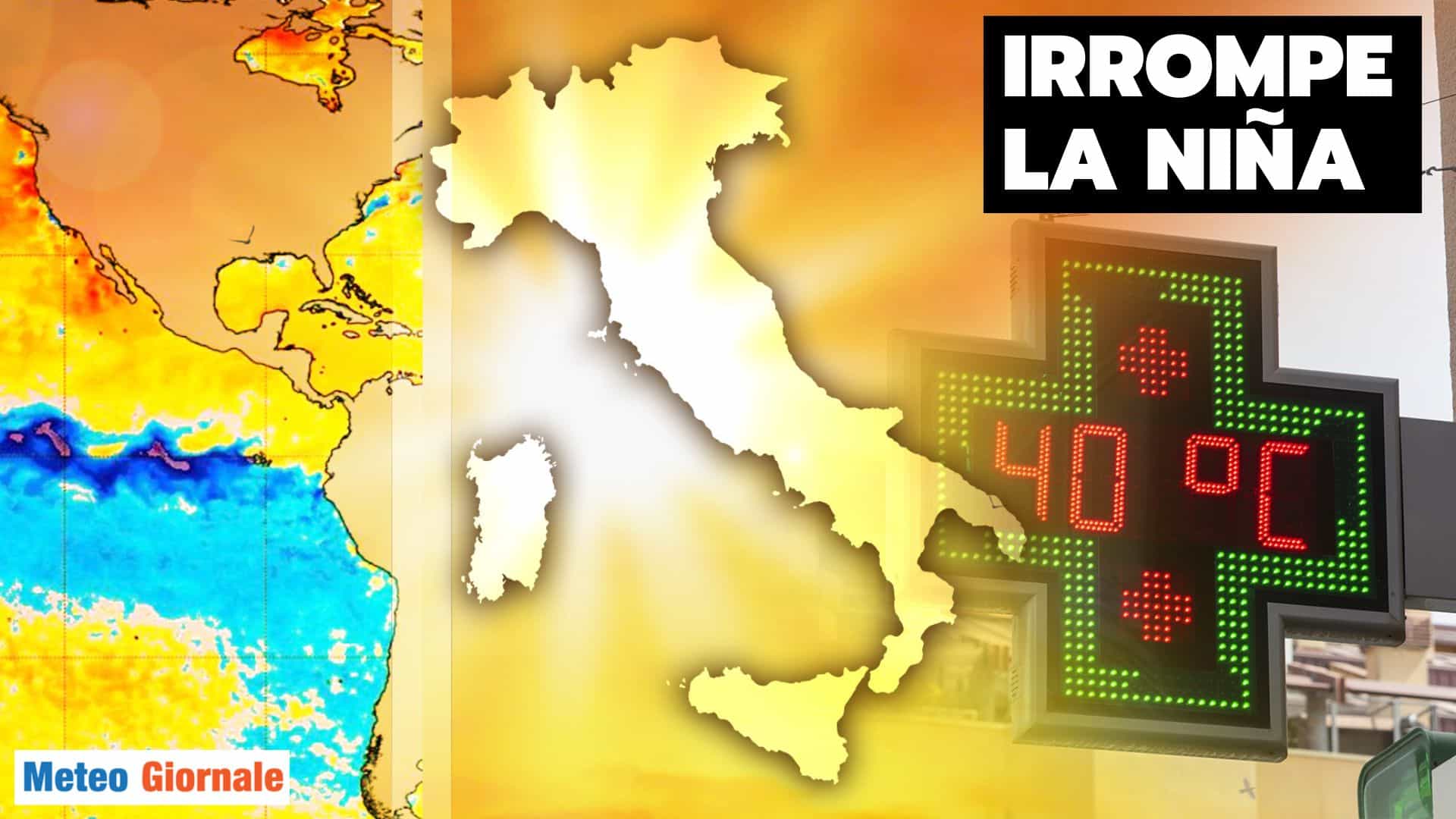 La Niña sta per irrompere sul meteo. Effetti in Italia