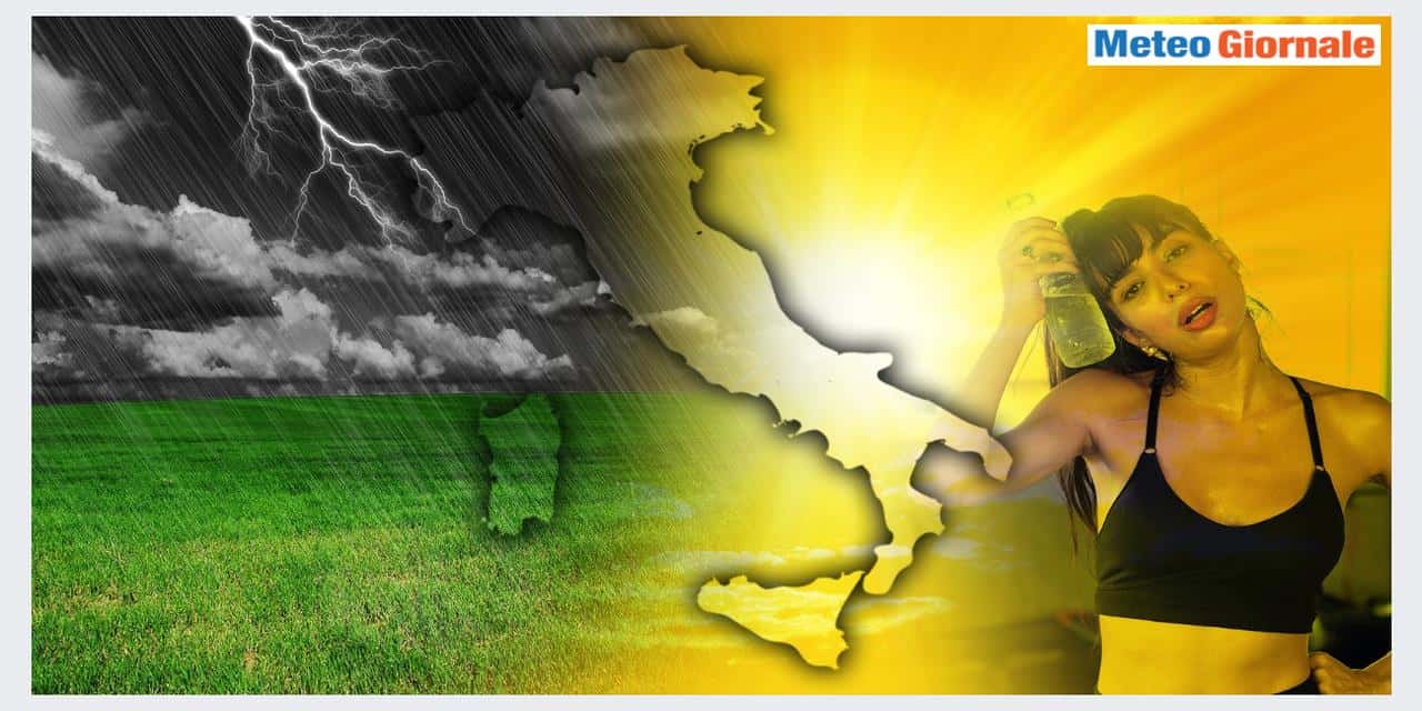 Meteo: dal caldo rovente intenso al break inaspettato