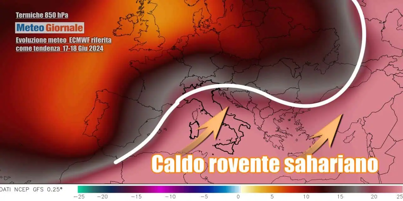 Attenzione al caldo in arrivo