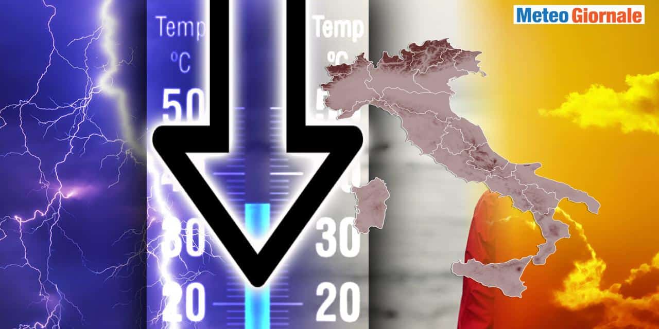 Meteo: stop caldo e imminente crollo termico, poi nuovo capovolgimento