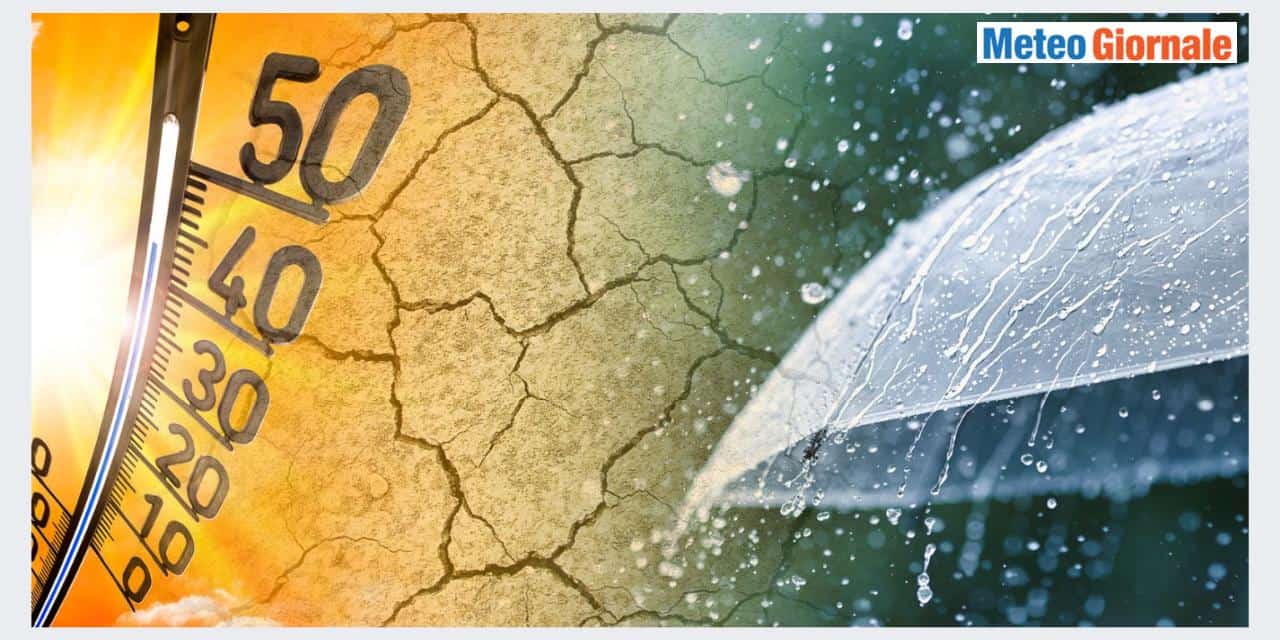 Meteo tra nubifragi terribili e caldo africano
