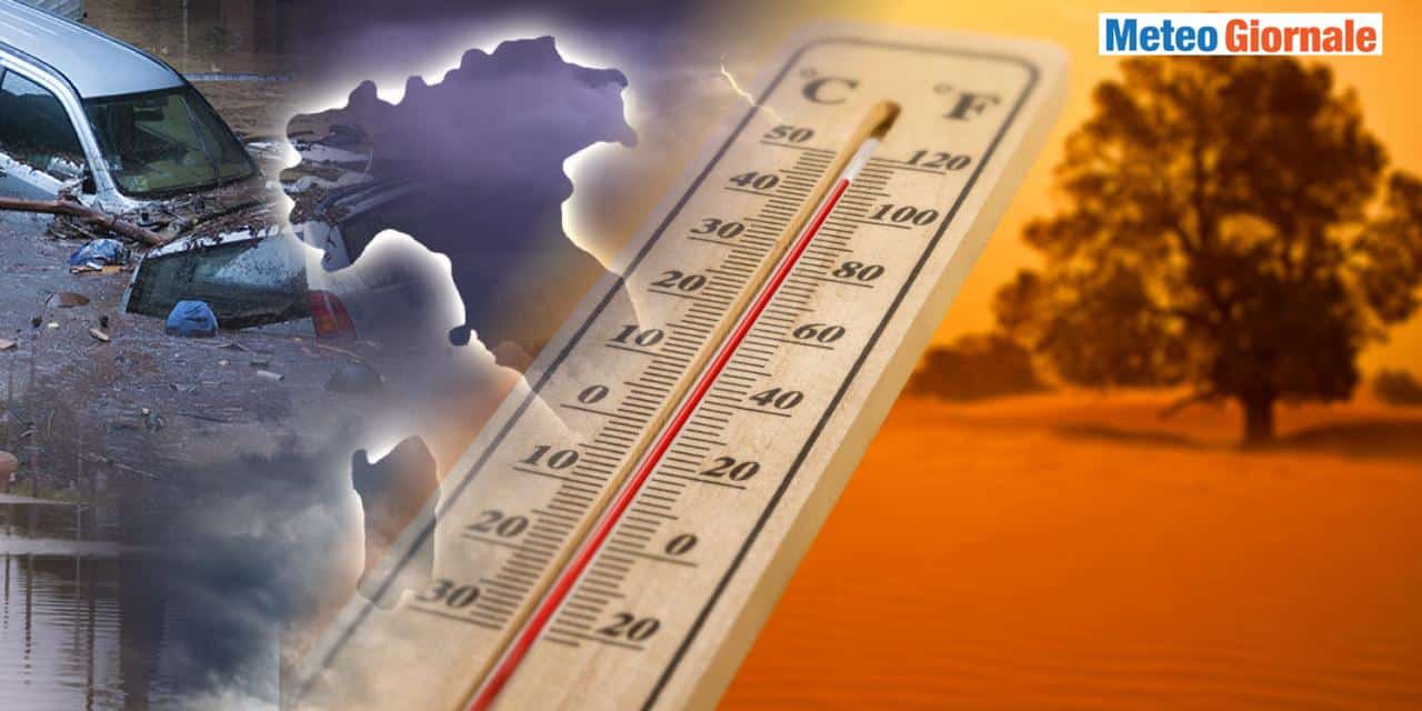 Meteo weekend: Italia spaccata tra potente fiammata africana e temporali