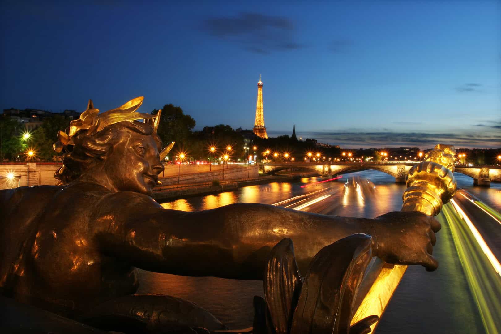 lungosenna parigi tramonto