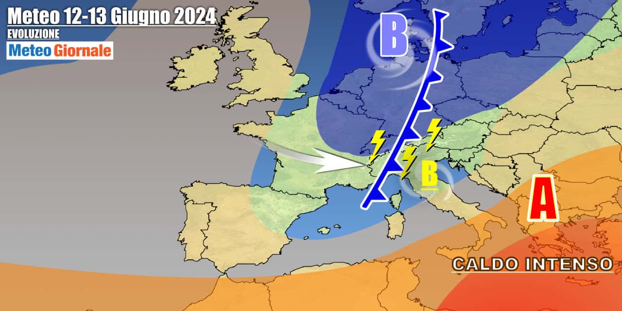 Meteo Italia: ancora maltempo al Nord, verso stop caldo anche al Sud