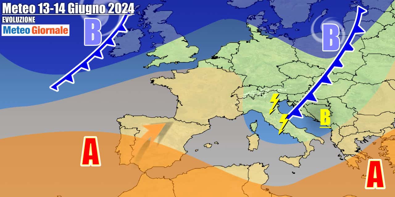 Meteo Italia: altra raffica di temporali, ma novità importanti dal weekend