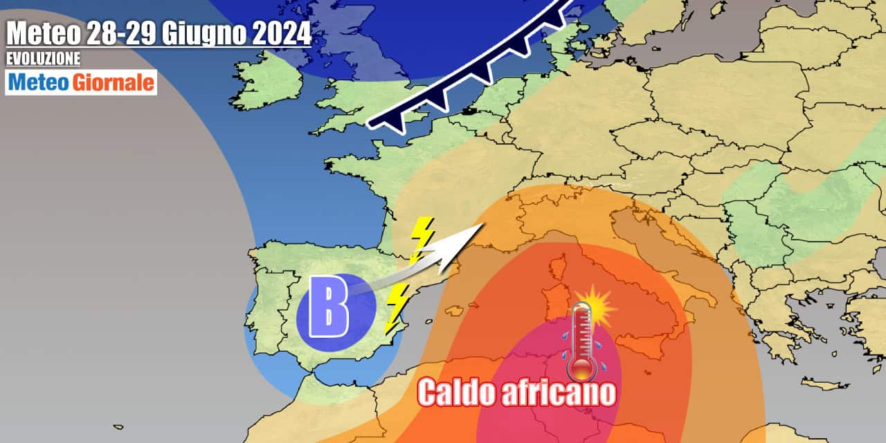 Meteo Italia: riecco il caldo forte africano, ma anche nuovi temporali