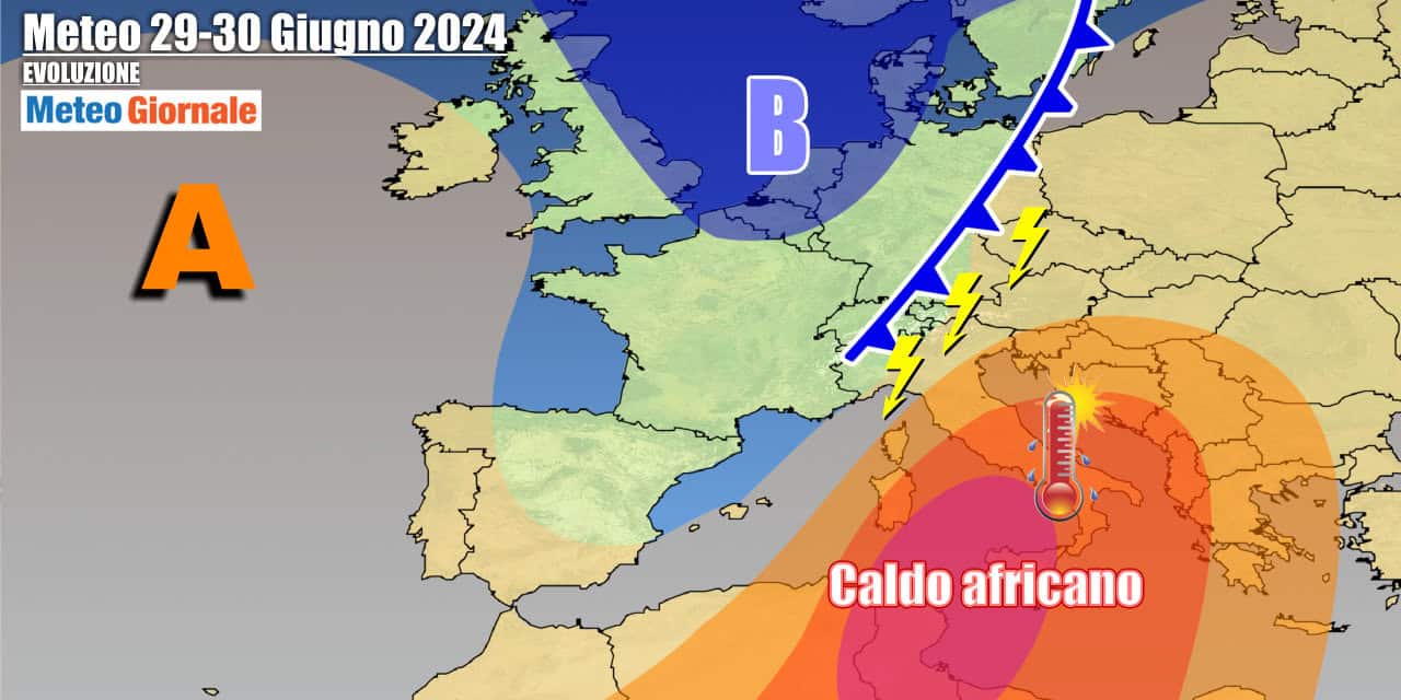 Meteo Italia: torna l’anticiclone africano, ma nel weekend temporali al Nord