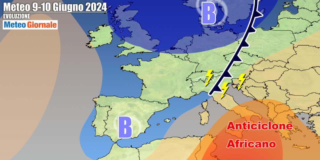 Meteo Italia: weekend di caldo africano, ma già primi temporali da domenica