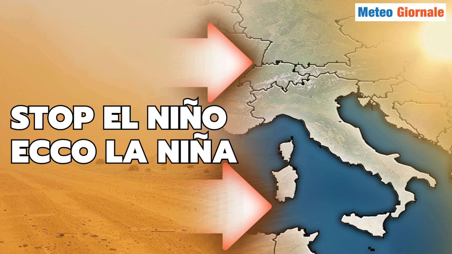 Meteo Luglio, peggio dal 2003. Agosto pessimo. La Niña torna e cambia tutto