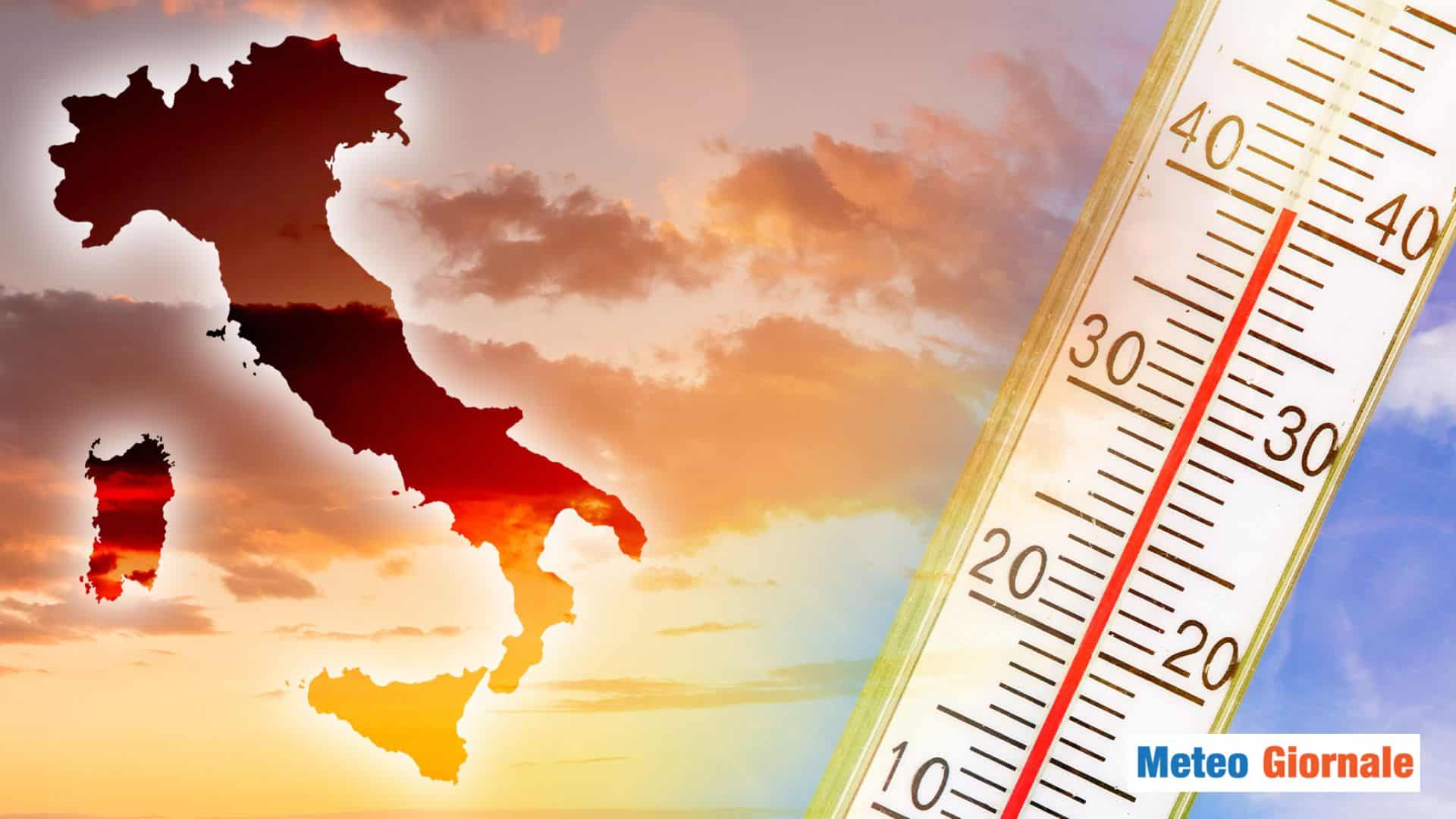 Meteo, arriva la seconda ondata di CALDO con temperature fino a 40°C!