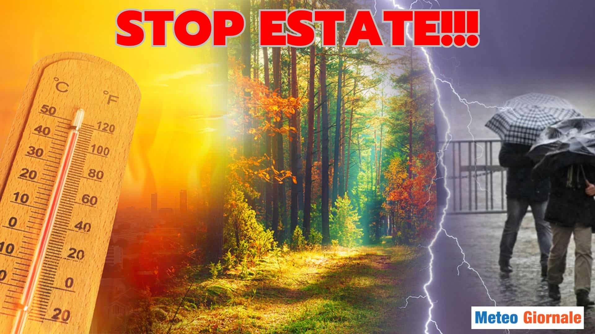 Meteo, STOP Estate sull'Italia nei prossimi giorni