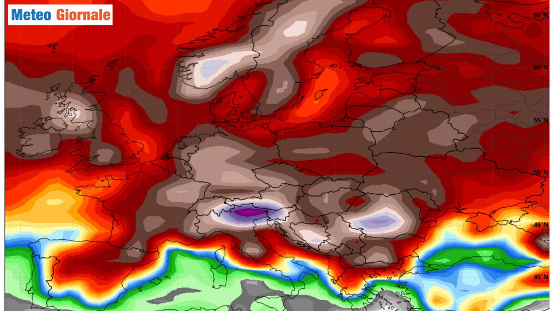 Meteo Italia: avvio d'Estate diffusa bloccato tutto Luglio. Non è colpa di La Niña