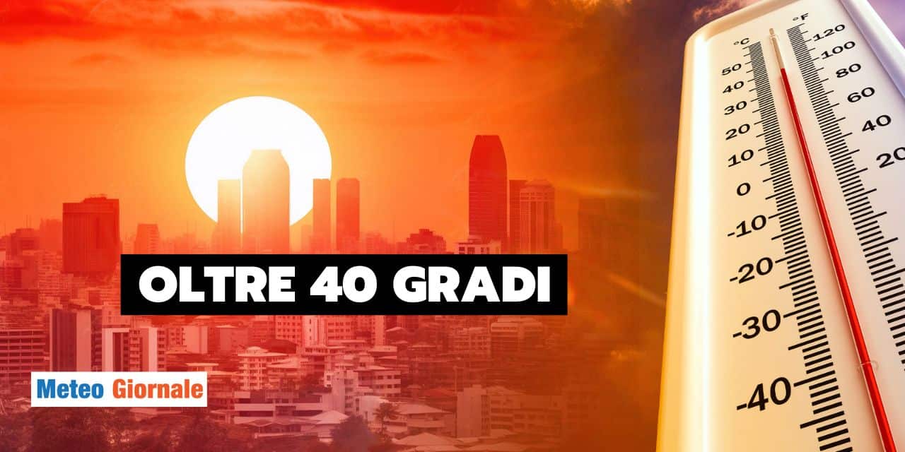 Meteo: oltre 40°C tra pochi giorni, accelerata dell'anticiclone africano!