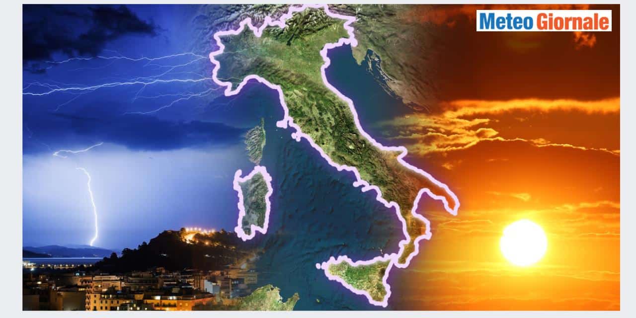 Meteo avvio settimana con PIOGGE e TEMPORALI, poi grosse novità