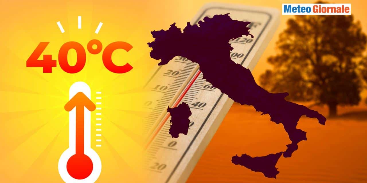 Meteo: caldo rovente, sarà peggio del previsto con punte ben oltre 40 gradi