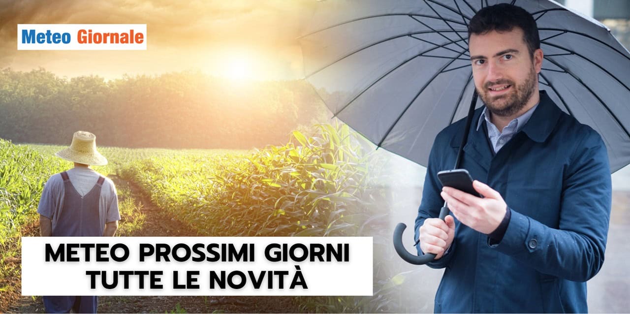 FINE DEL CALDO: il meteo dei prossimi giorni