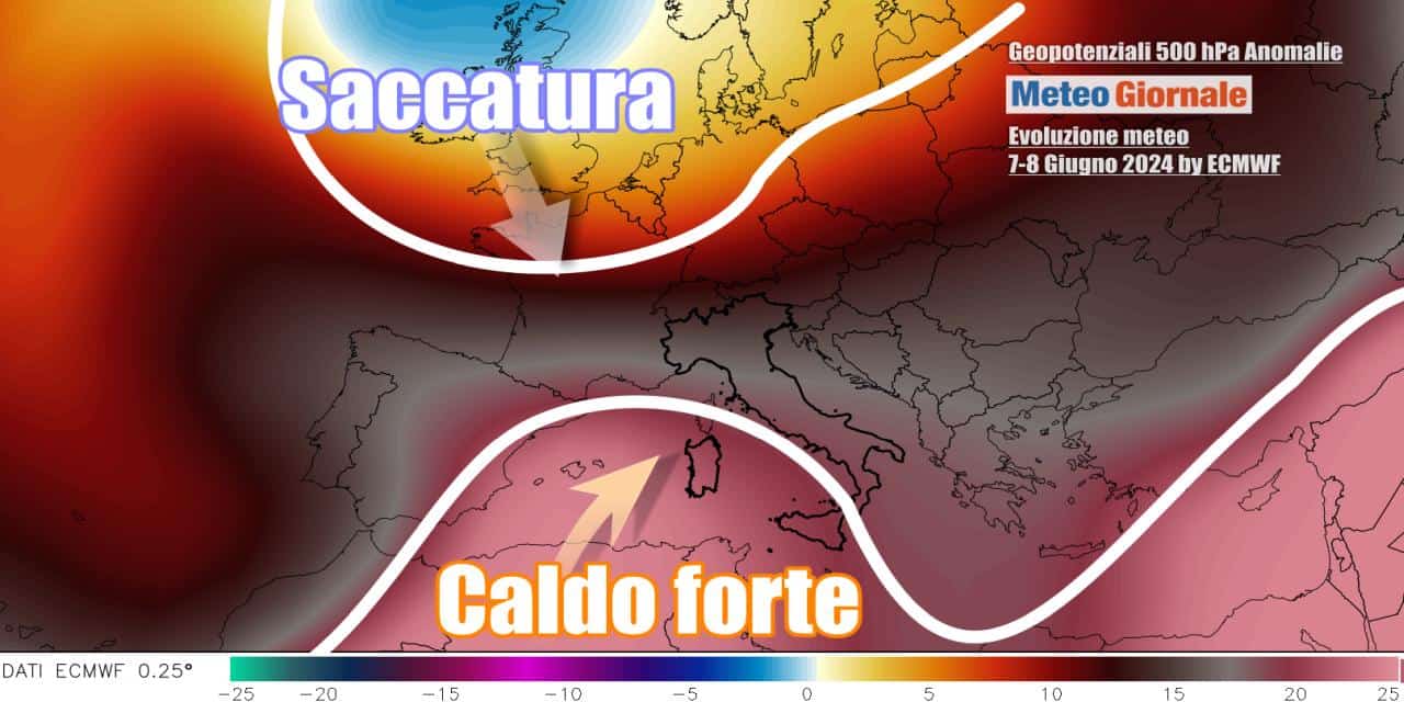 CALDO: svolta meteo con fiammata africana su tutta Italia