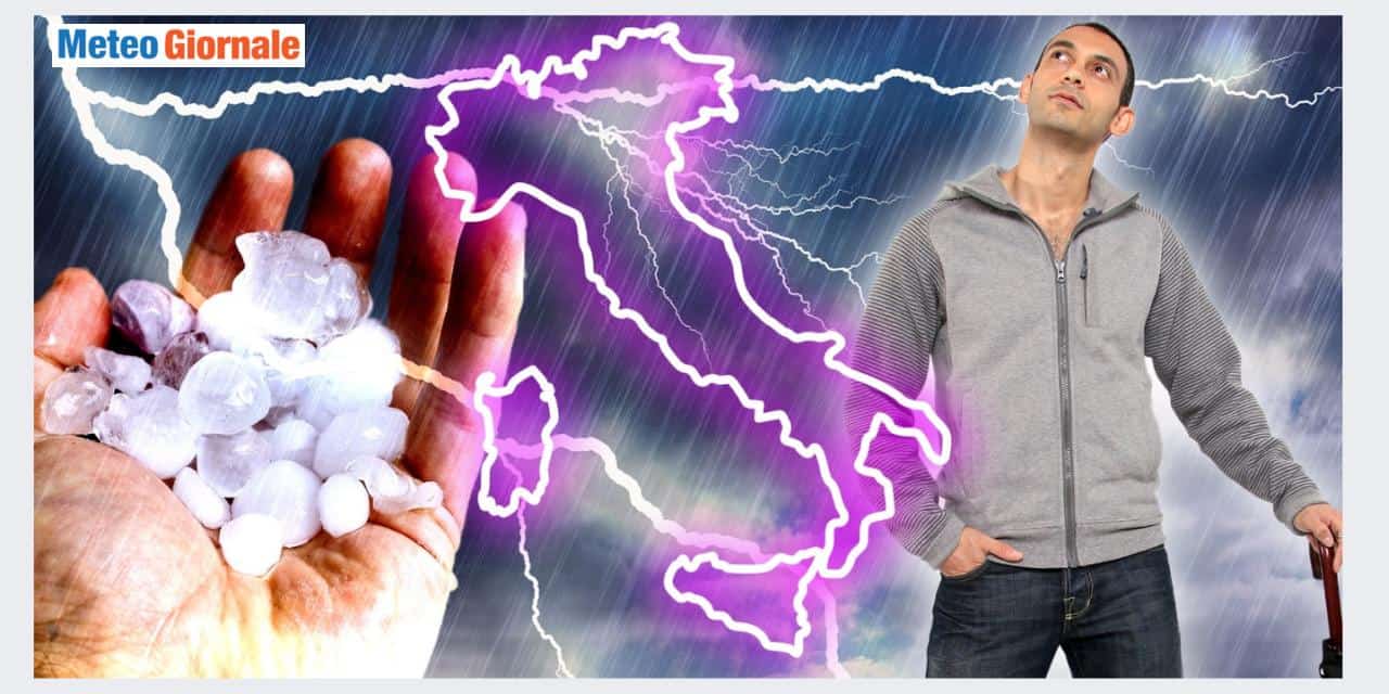 Prossima settimana: meteo con nubifragi su molte regioni, dettagli