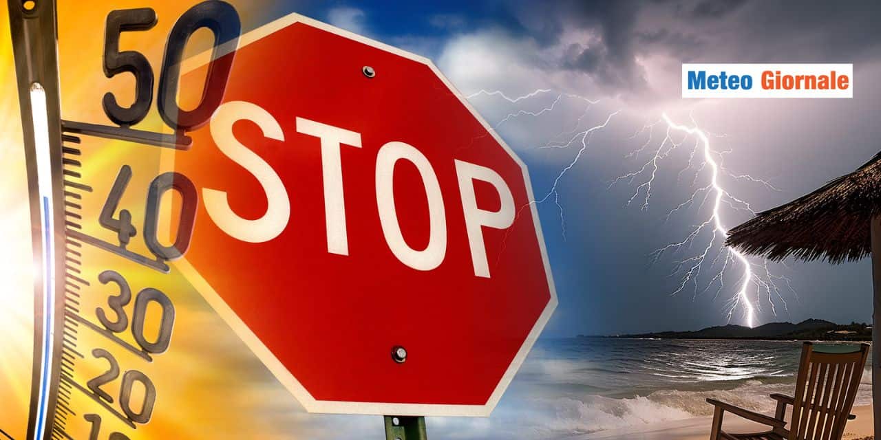 Meteo: caldo a palate, tutta energia per i temporali estremi