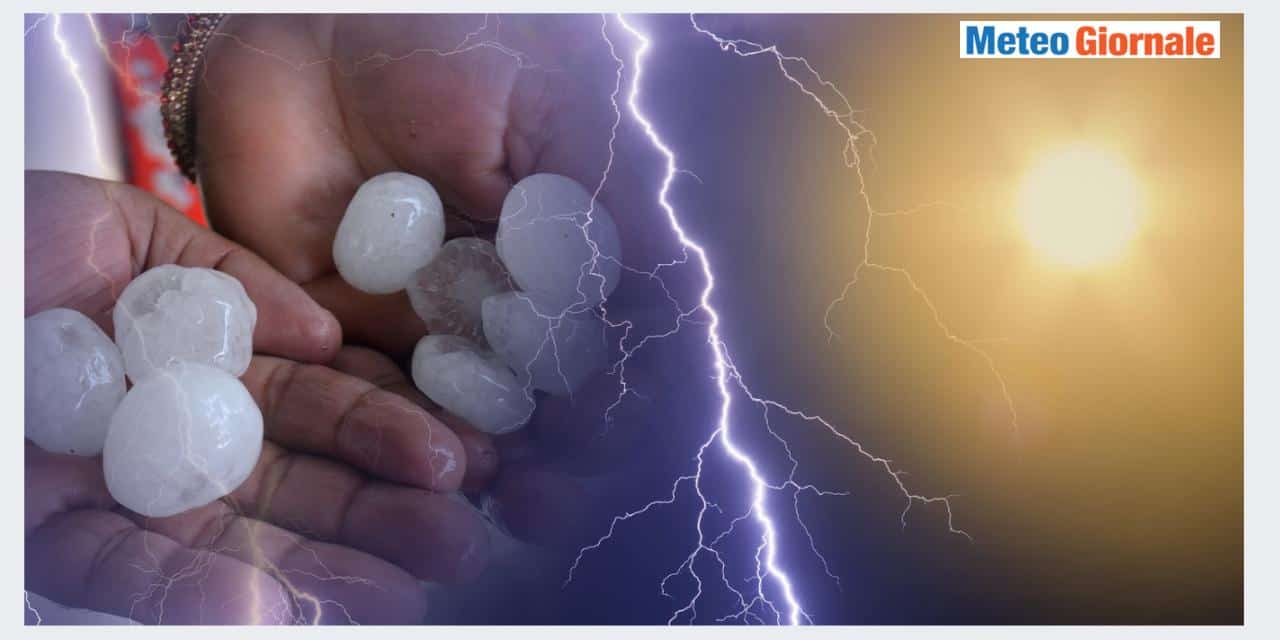 Meteo: TEMPORALI e GRANDINE non stop, vediamo dove