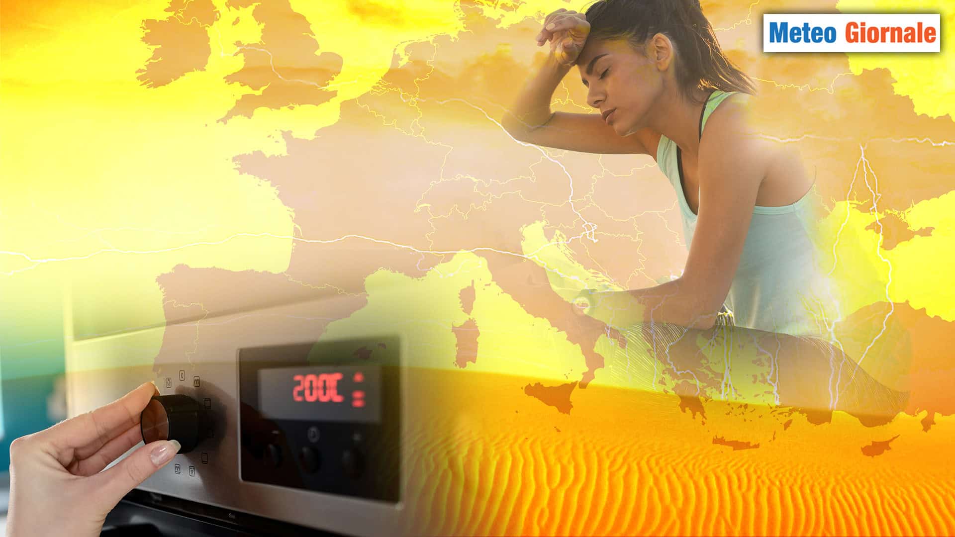 Il forno d'Africa a pieno regime, il METEO di LUGLIO preoccupa non poco
