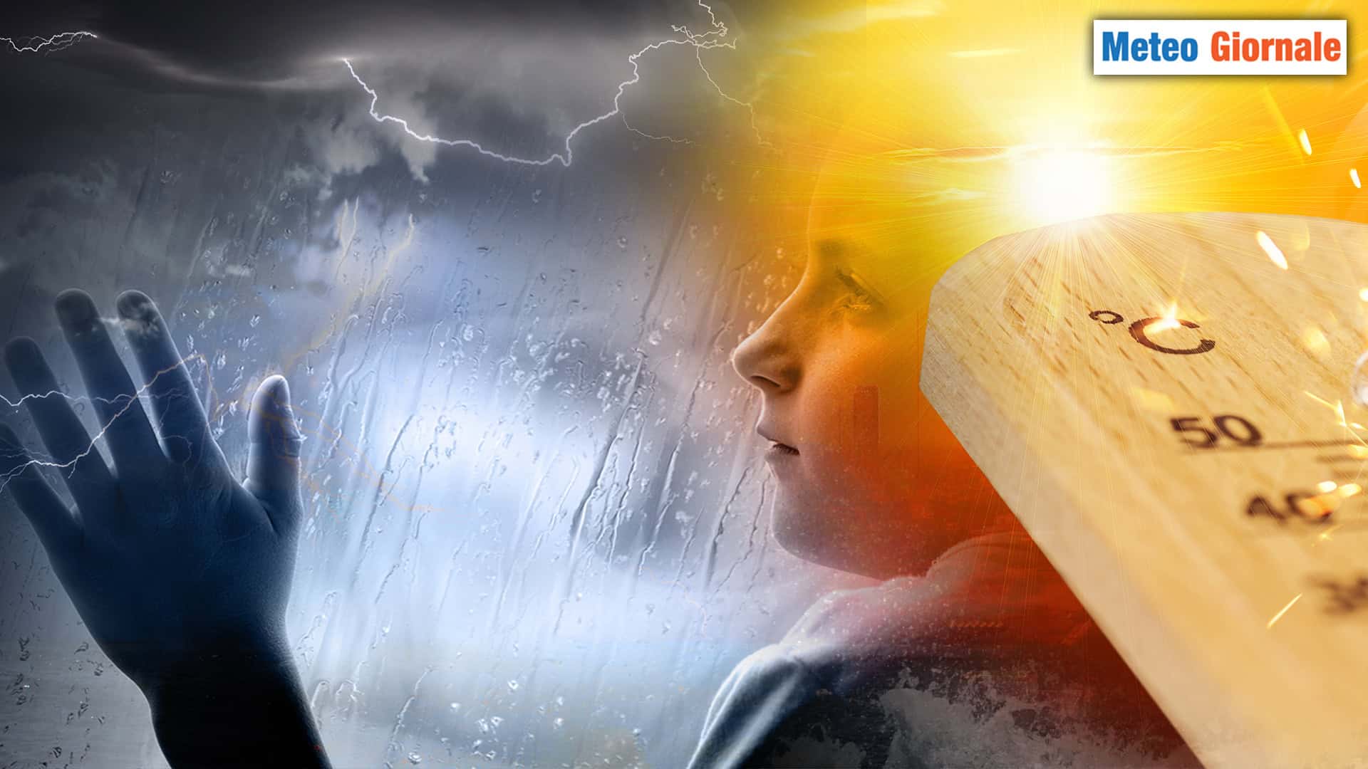 CALDO atroce sì, ma anche TEMPORALI assurdi: trambusto METEO esagerato