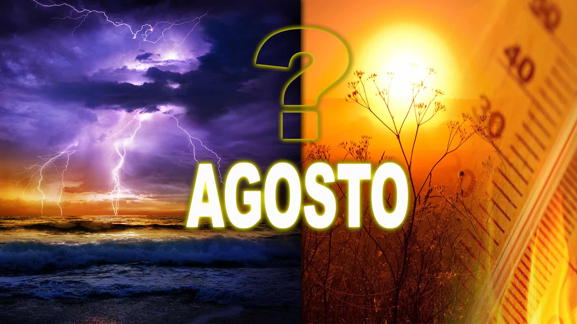 Via verso AGOSTO, via verso il METEO arrogante dell'ESTATE 2024