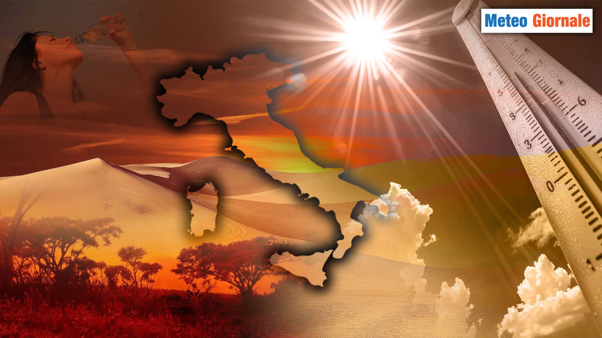 AGOSTO un "girarrosto": METEO d'Africa come non mai