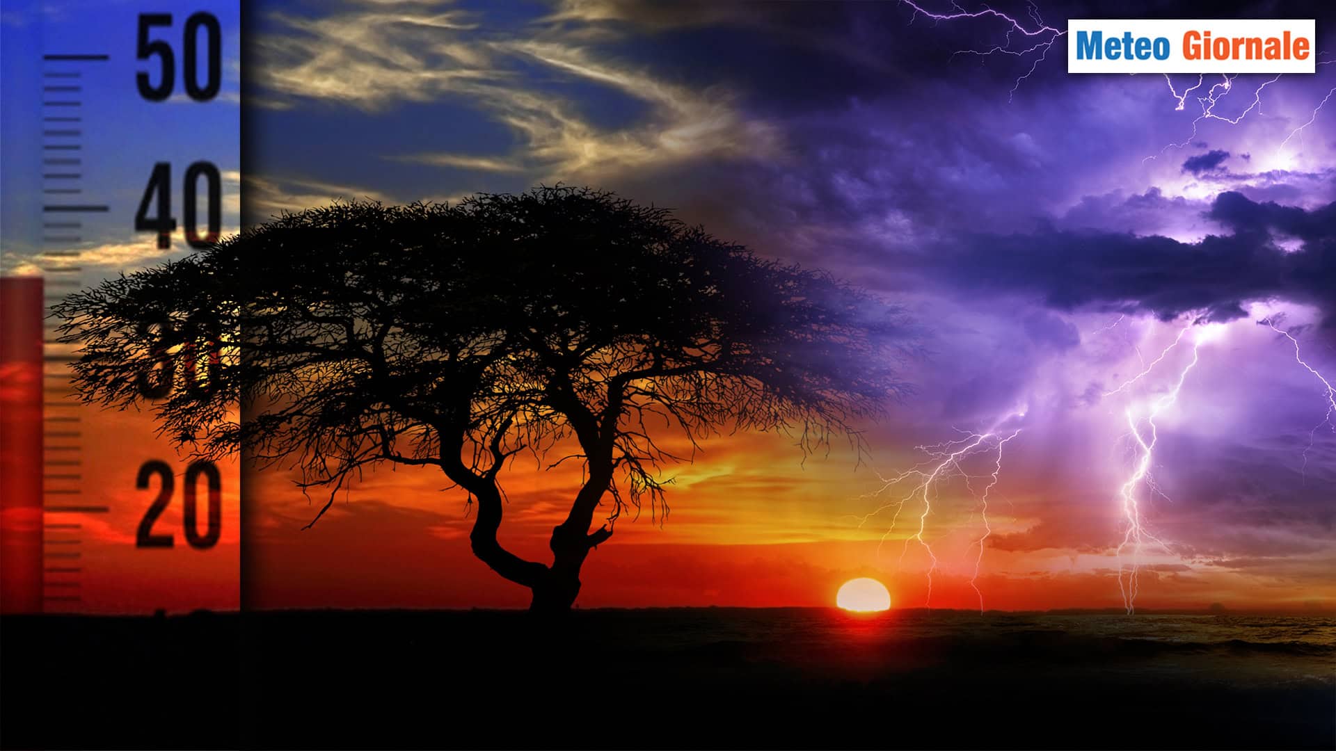 Sempre e solo METEO africano invivibile? No, anche TEMPORALI