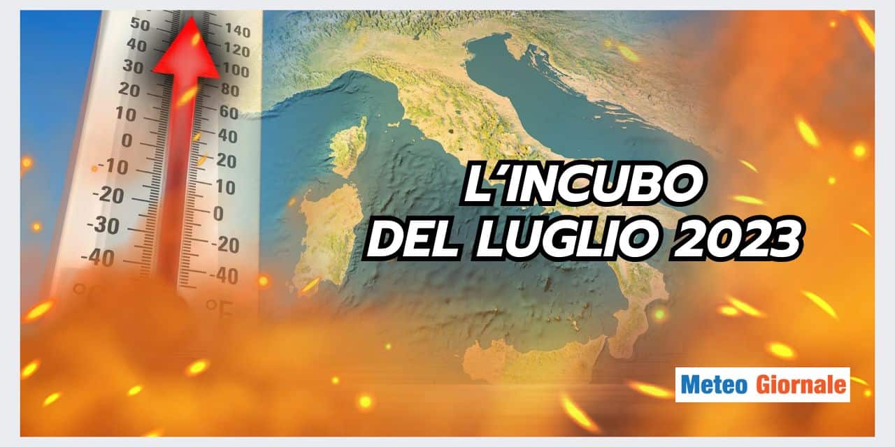 CALDO INFINITO, rischiamo il meteo del Luglio 2023?