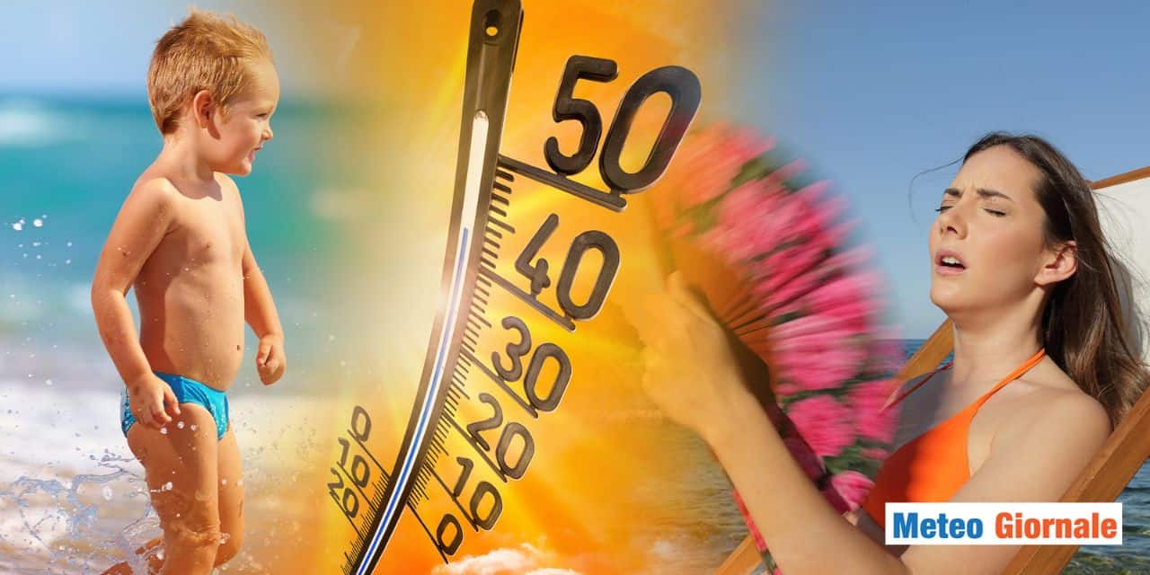 Caldo asfissiante: tutta Italia sotto il meteo estremo