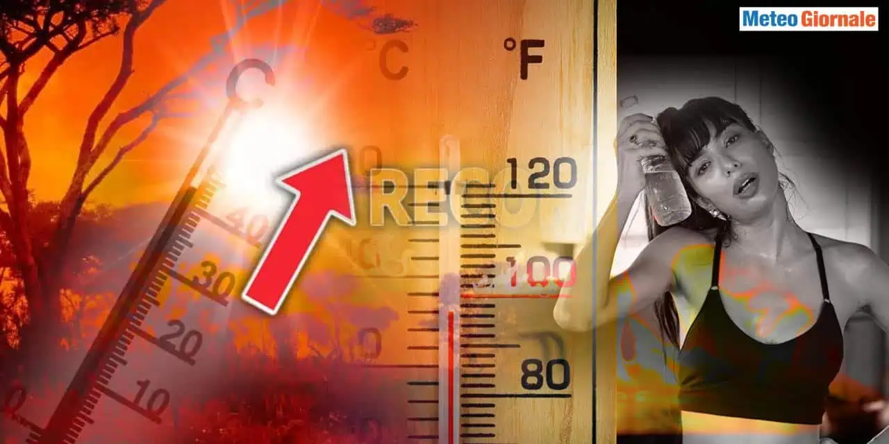 Calura insostenibile col passare dei giorni