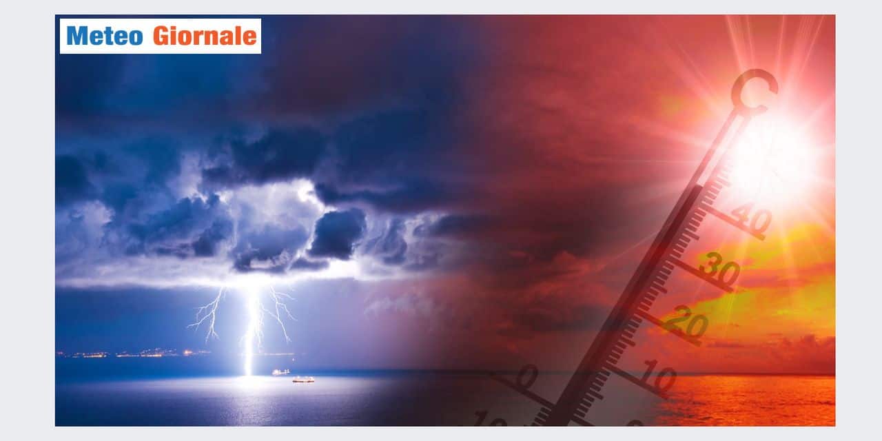 Meteo. Dal caldo ai FORTI TEMPORALI IN ARRIVO