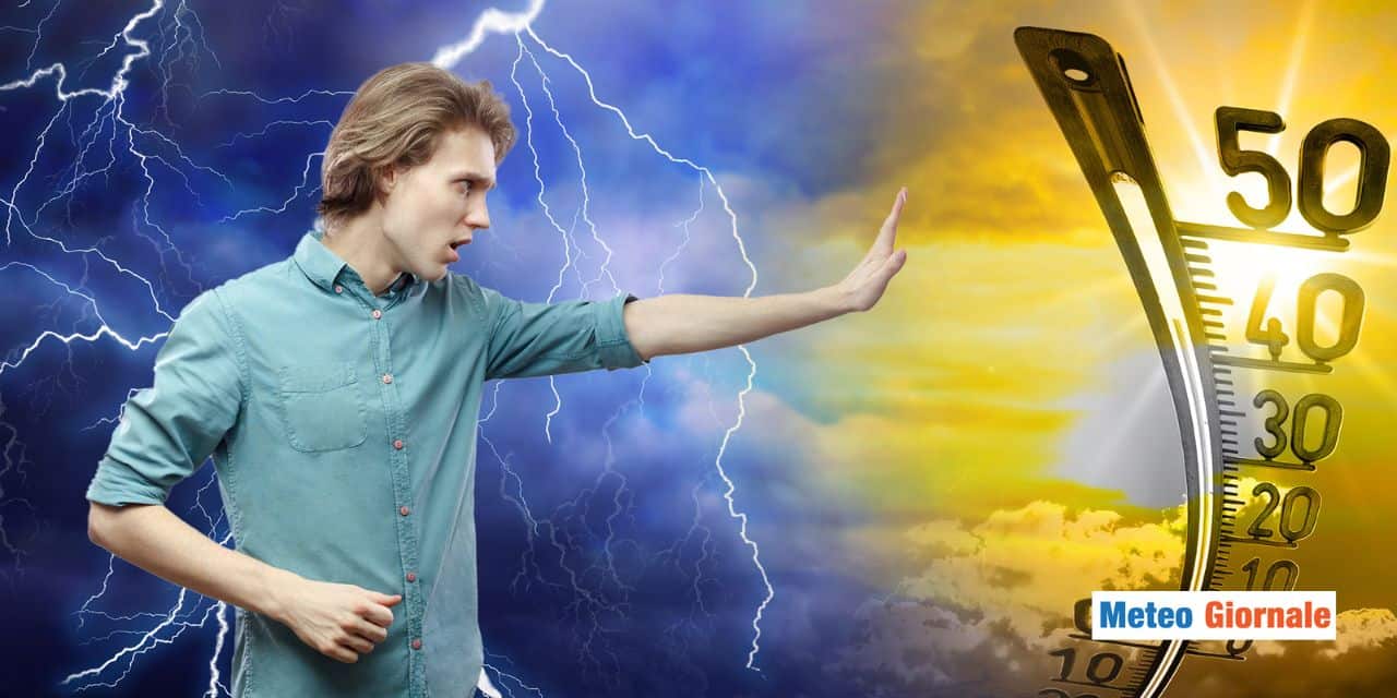 Meteo: caldo africano travolto in men che non si dica