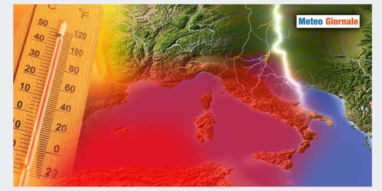 Meteo nuova settimana: tanto CALDO AFRICANO, ma occhio ai TEMPORALI
